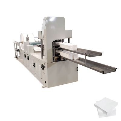Piattaforme duplici che imprimono la carta velina bianca del tovagliolo che fa macchina 4.5KW 1.5T