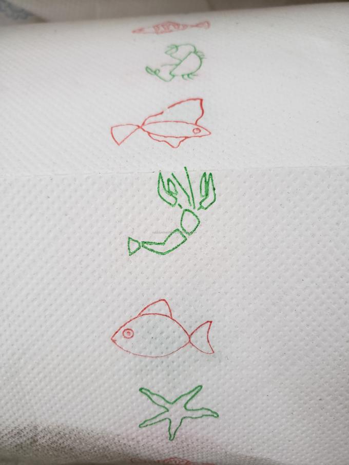 Bello Disegno Dot To Dot Laminazione in incisione carta da asciugamano di cucina Rivolgersi macchina 10