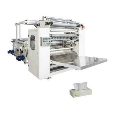 Multi Line Facial Tissue V Fold Tissue Folding Machine Alta efficienza 400-600/sheet/min/line