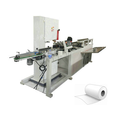 Macchine per il taglio di piccoli rotoli di carta igienica ad alta velocità completamente automatiche per fabbriche di prodotti cartacei
