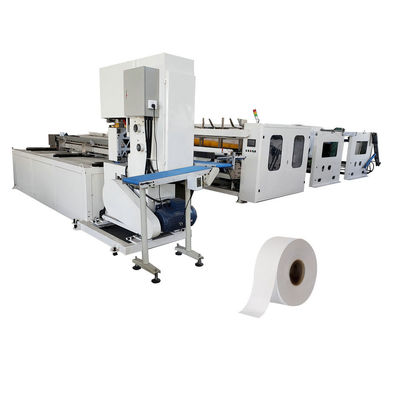 Linea di produzione automatica di maxi roll di carta igienica big tussue roll per le piccole imprese