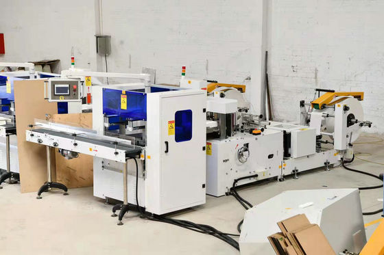 Linea di produzione di macchinari di piegatura di tovaglioli di carta ad alta velocità completamente automatica
