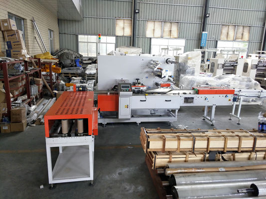 380V 50Hz 3 fasi macchina automatica per avvolgere pellicole di carta igienica a rotolo singolo