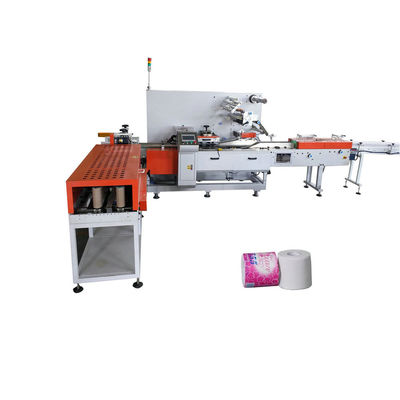 Macchina di confezionamento automatico di carta da bagno a rotoli di carta misto azionato tipo 380V 50Hz