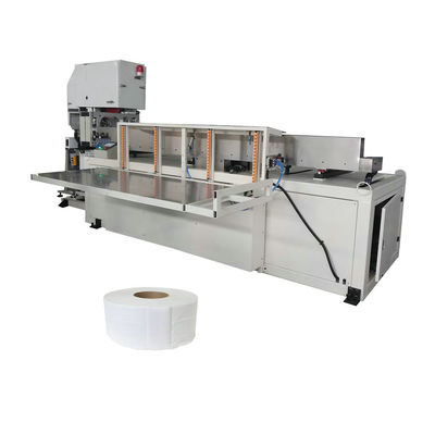 Macchina automatica di taglio a seghe di carta igienica maxi tissue roll a banda grande diametro 150-300mm regolabile