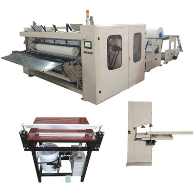 Facile utilizzo Piccola Mini Center Pull Toilet Tissue Paper Roll Machine Linea di produzione