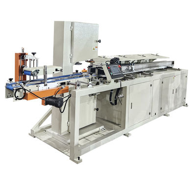 Buon prezzo piccolo cartone di carta igienica band saw macchina di taglio cucina asciugamano macchina di taglio