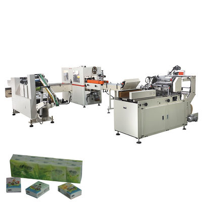 Linea di produzione di macchine per la fabbricazione di tessuti portatili di carta per fazzoletti completamente automatica