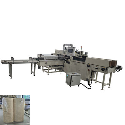 Avvolgimento 3D completamente automatico 1/2/4/6 rotoli piccola macchina di imballaggio di carta igienica e asciugamani da cucina
